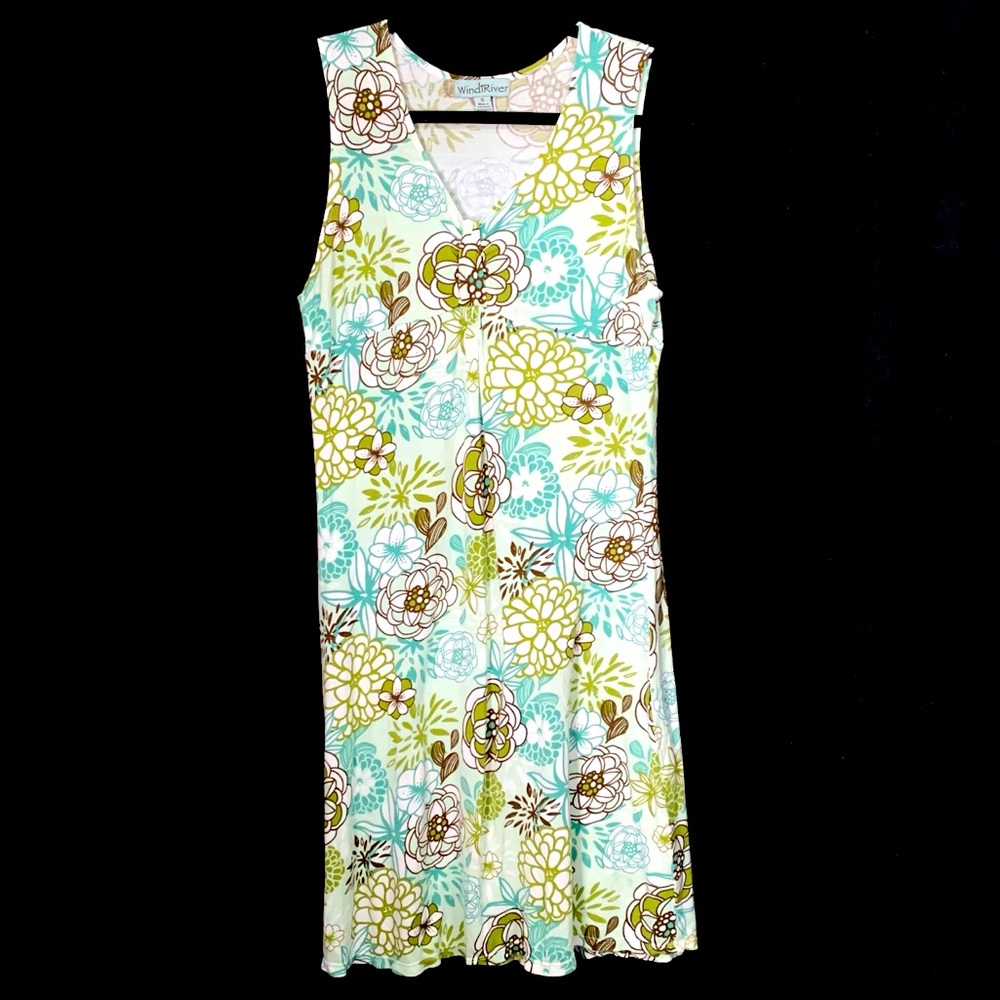 Windiriver 100% Rayon Sleeveless Sundress